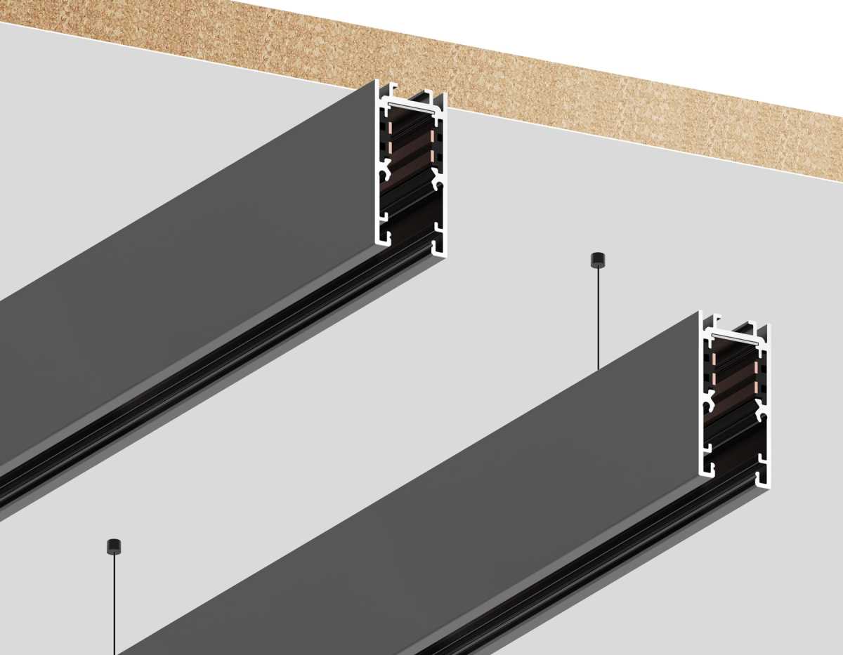 Шинопровод 2м накладной/подвесной Ambrella Light TRACK SYSTEM GL1915