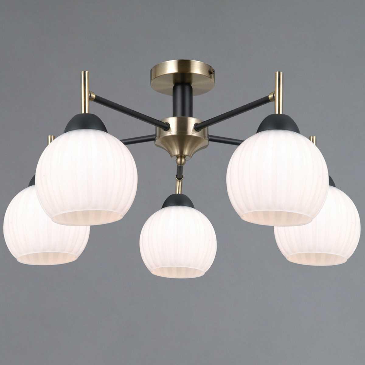 Светильник потолочный Illumico IL0579-5CSQ-25 BK AB TRENTO