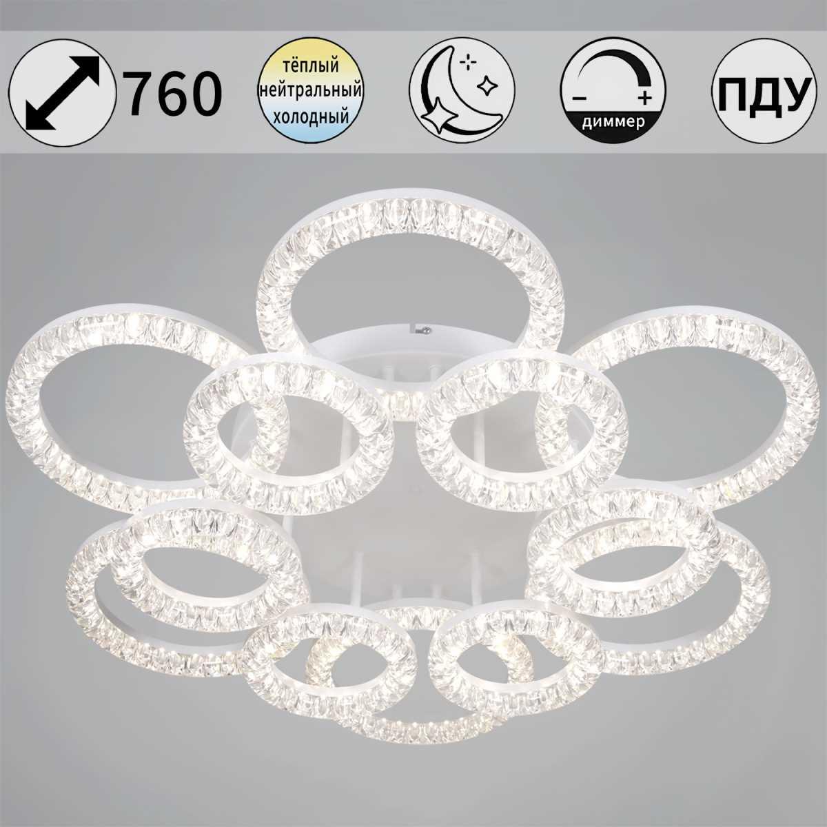 Потолочный светильник Reluce 09847-0.3-6+6A WH