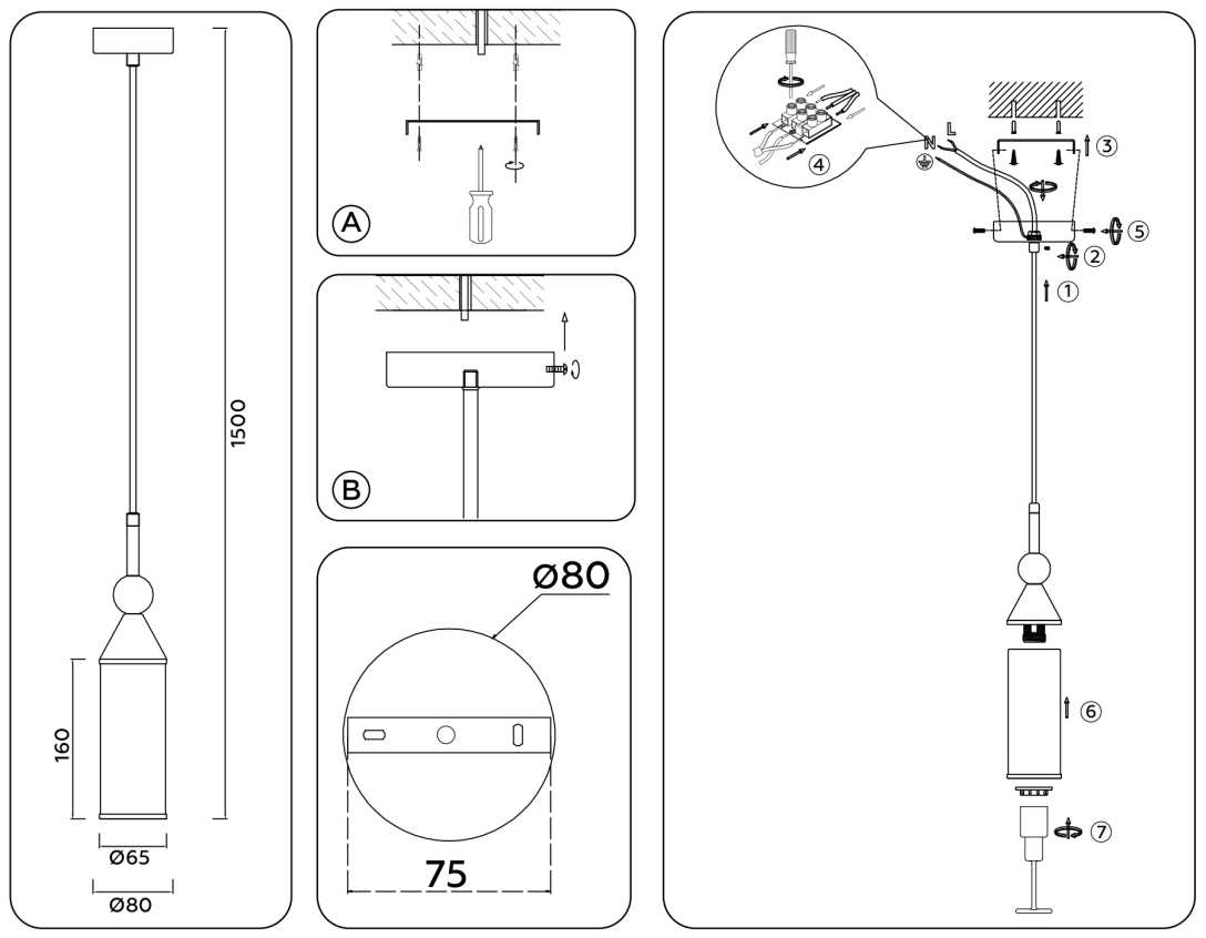 Подвесной светильник Ambrella light High Light LH55271