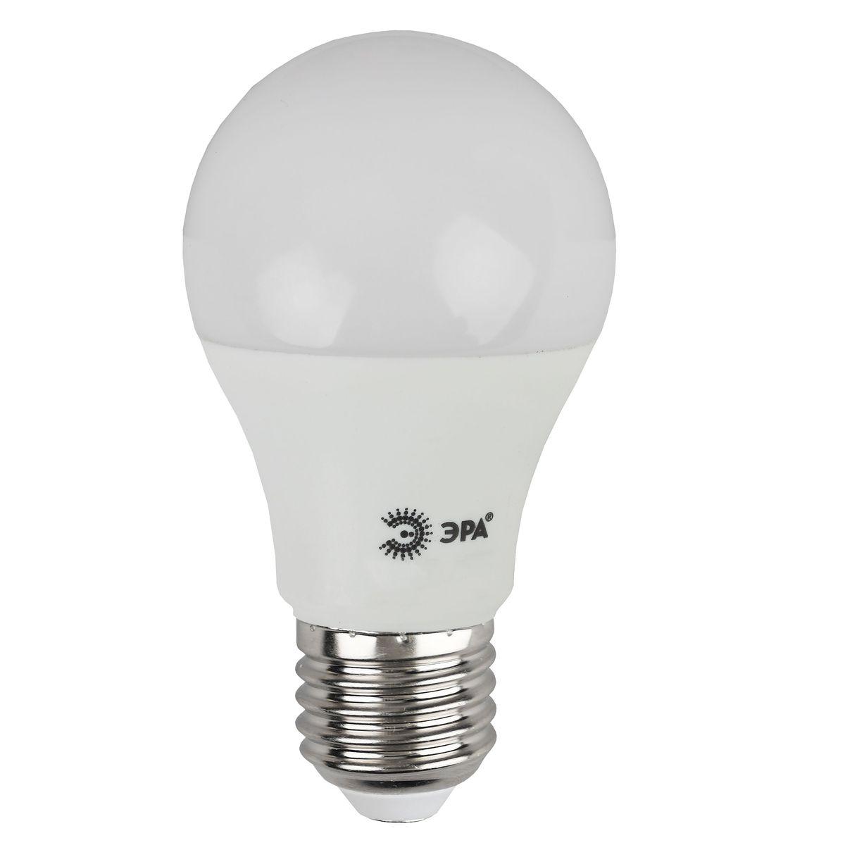 Лампа светодиодная ЭРА E27 18W 4000K матовая LED A65-18W-840-E27 R Б0052381