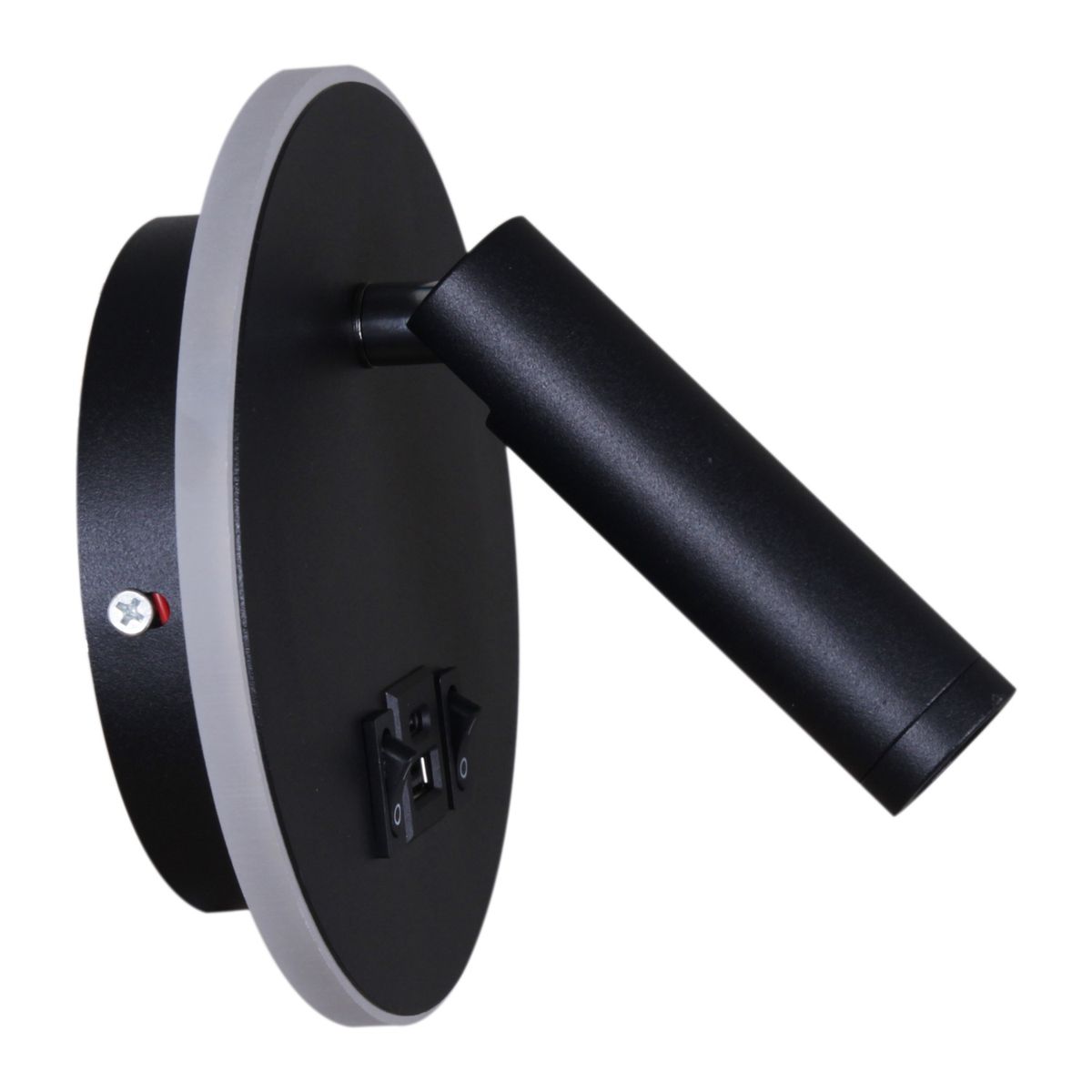 Настенный светодиодный светильник Reluce 86203-9.2-001KT LED12W+USB BK