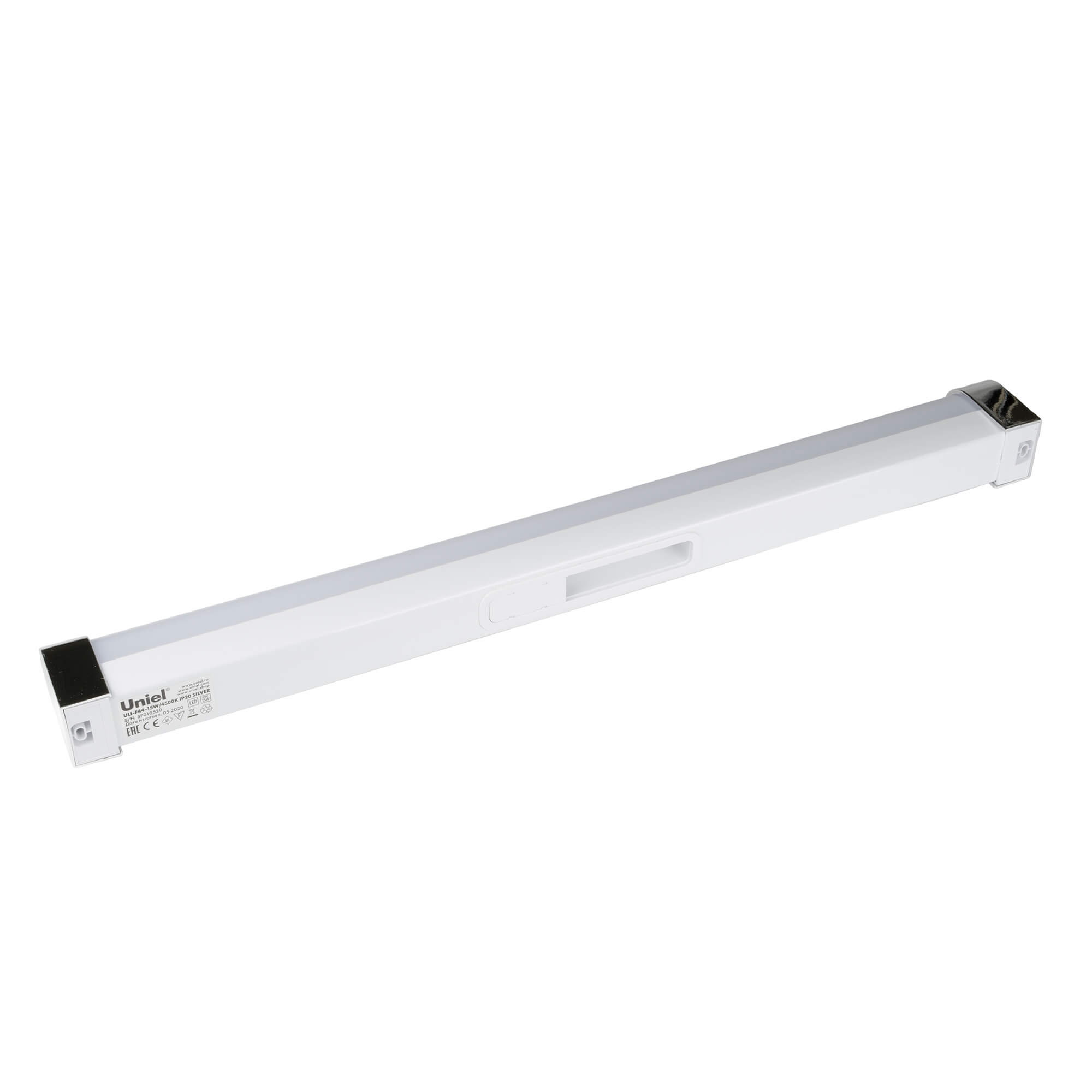 Подсветка для зеркал Uniel ULI-F44-15W/4500К IP20 Silver UL-00006905