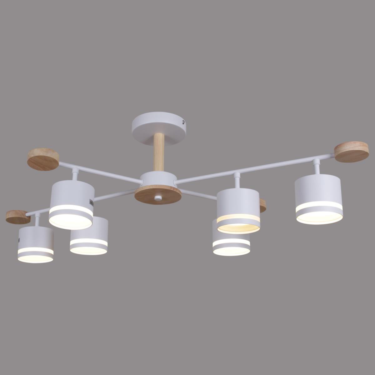 Люстра Reluce 78730-0.3-06 GX53 WH+WOOD