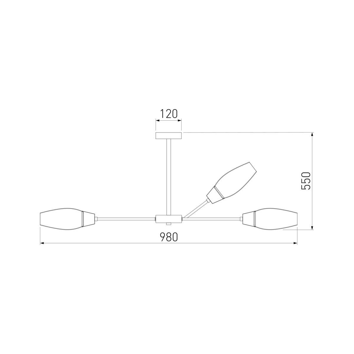 Подвесная люстра Eurosvet Thalia 60140/12 золото
