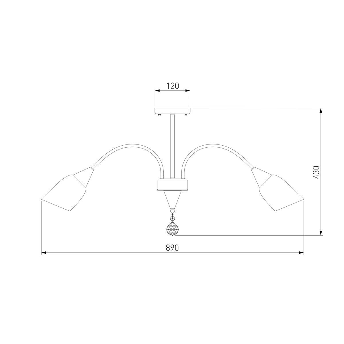Потолочная люстра Eurosvet 30149/8 золото