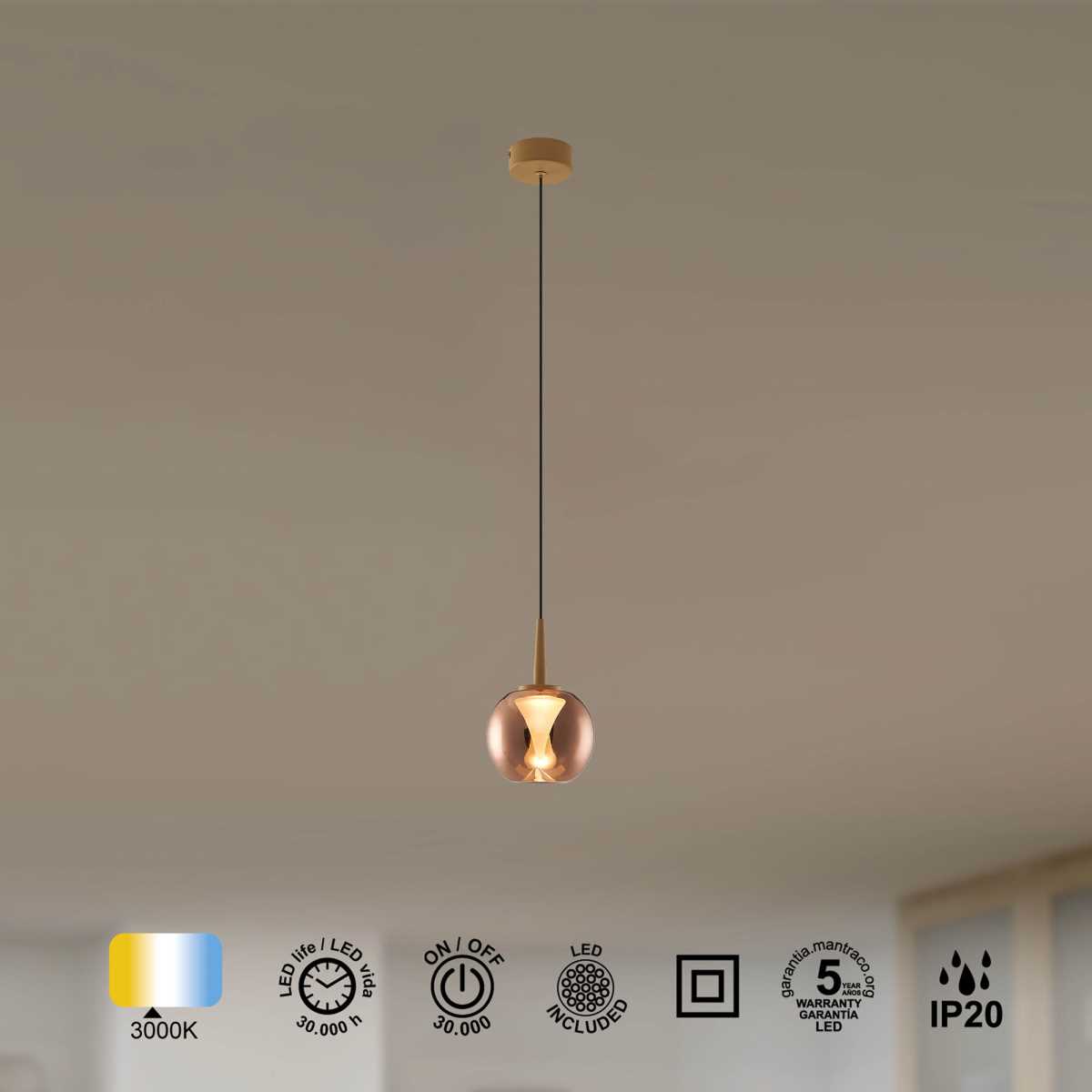 Подвесной светильник Mantra ANDROMEDA 9075