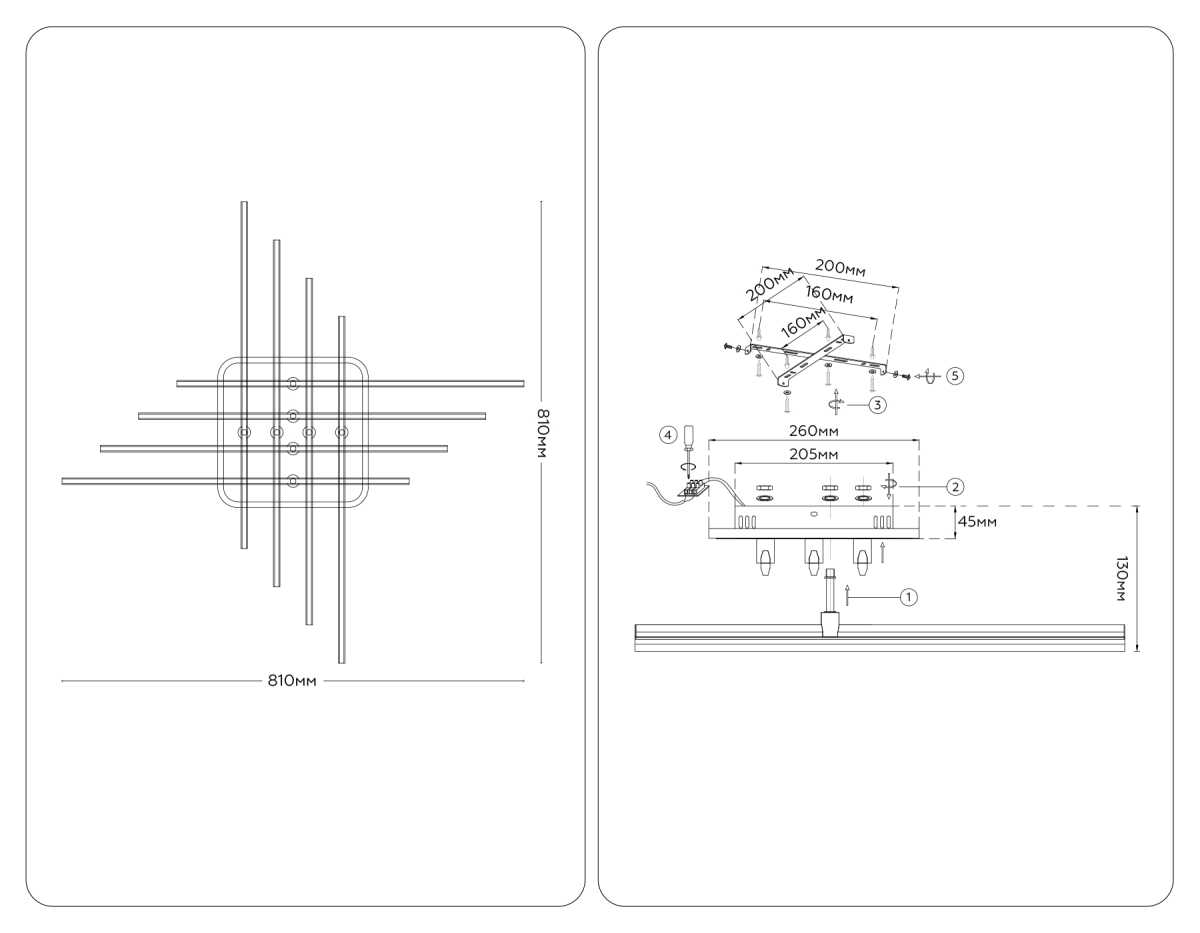 Люстра Ambrella Light COMFORT FL6263