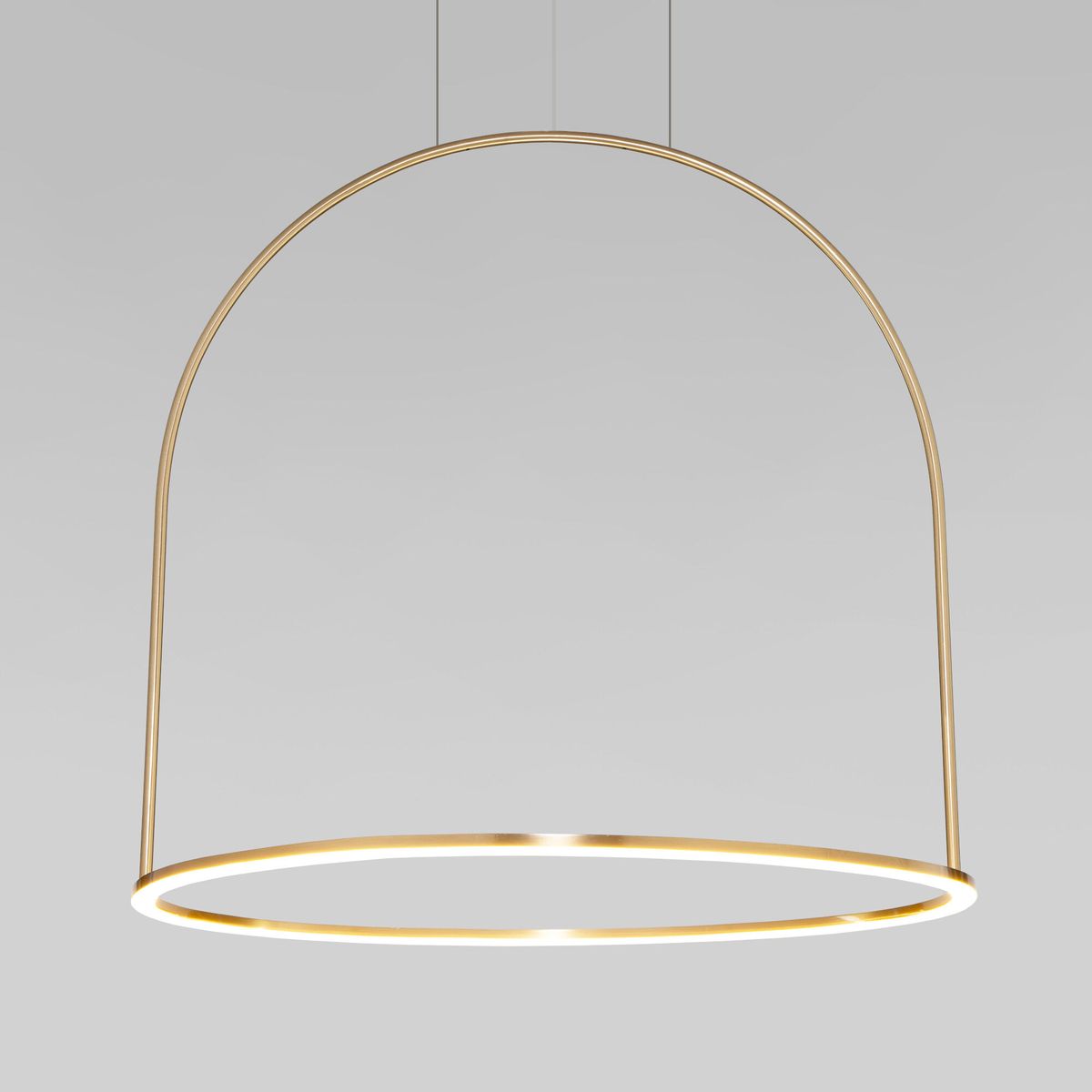 Подвесной светодиодный светильник Eurosvet Over 90322/1 латунь