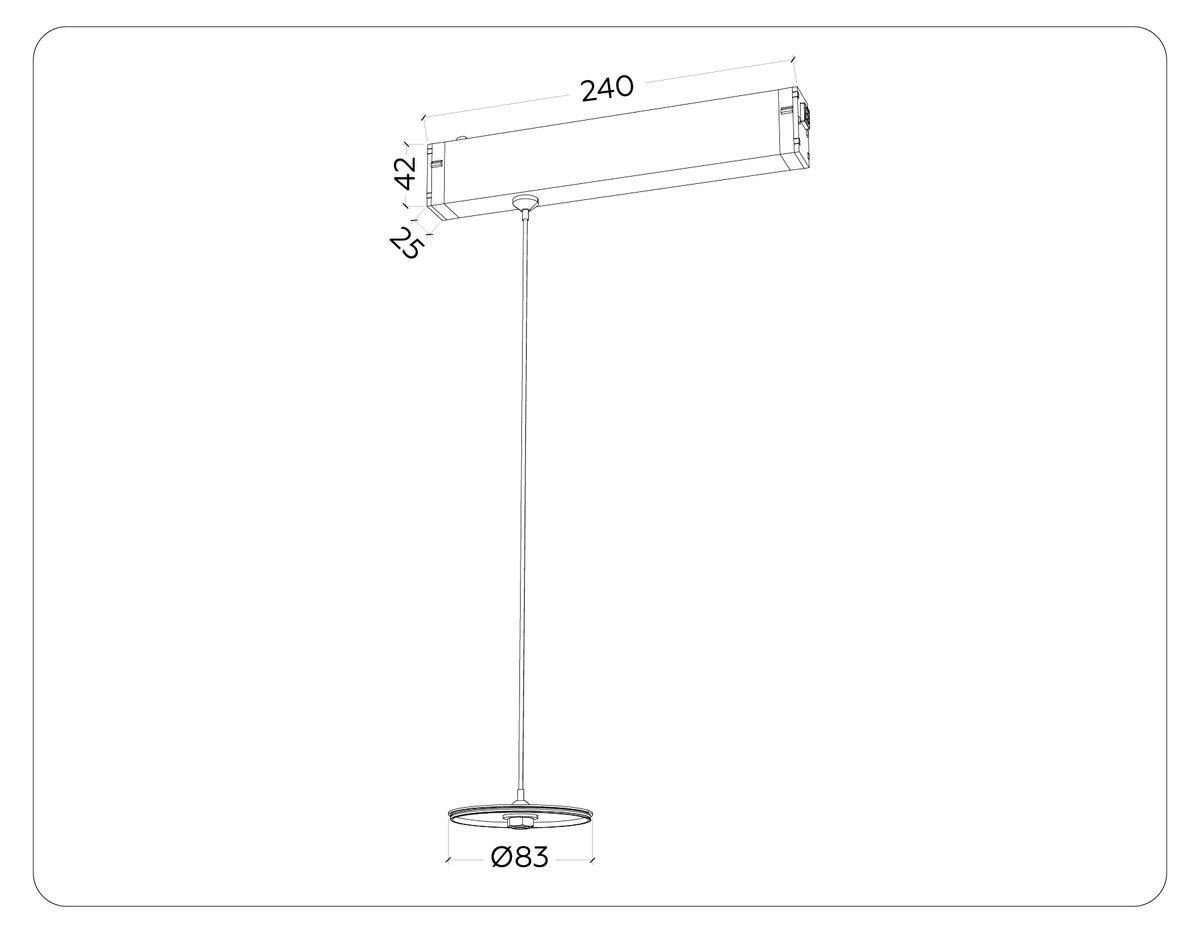 Трековое крепление Ambrella Light DIY Spot A2660