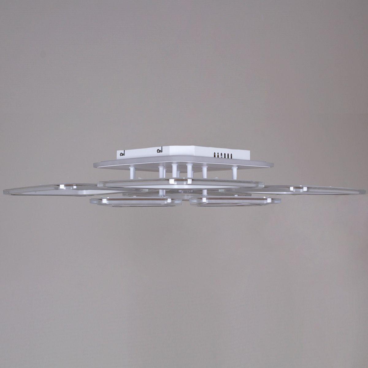 Потолочная светодиодная люстра Reluce 09826-3.3-4+4A WH (RGB)