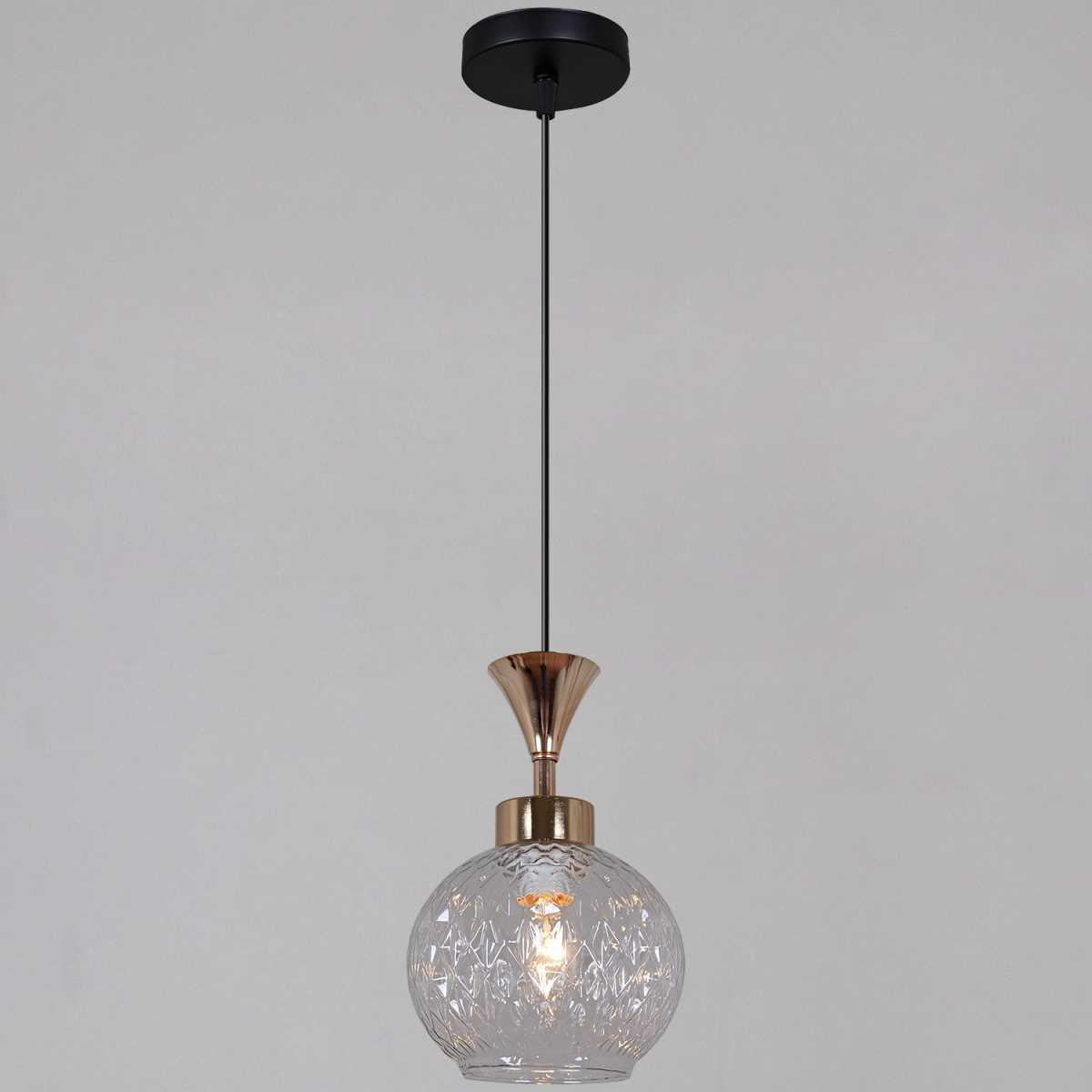 Подвесной светильник Reluce 10080-0.9-01 BK+FG