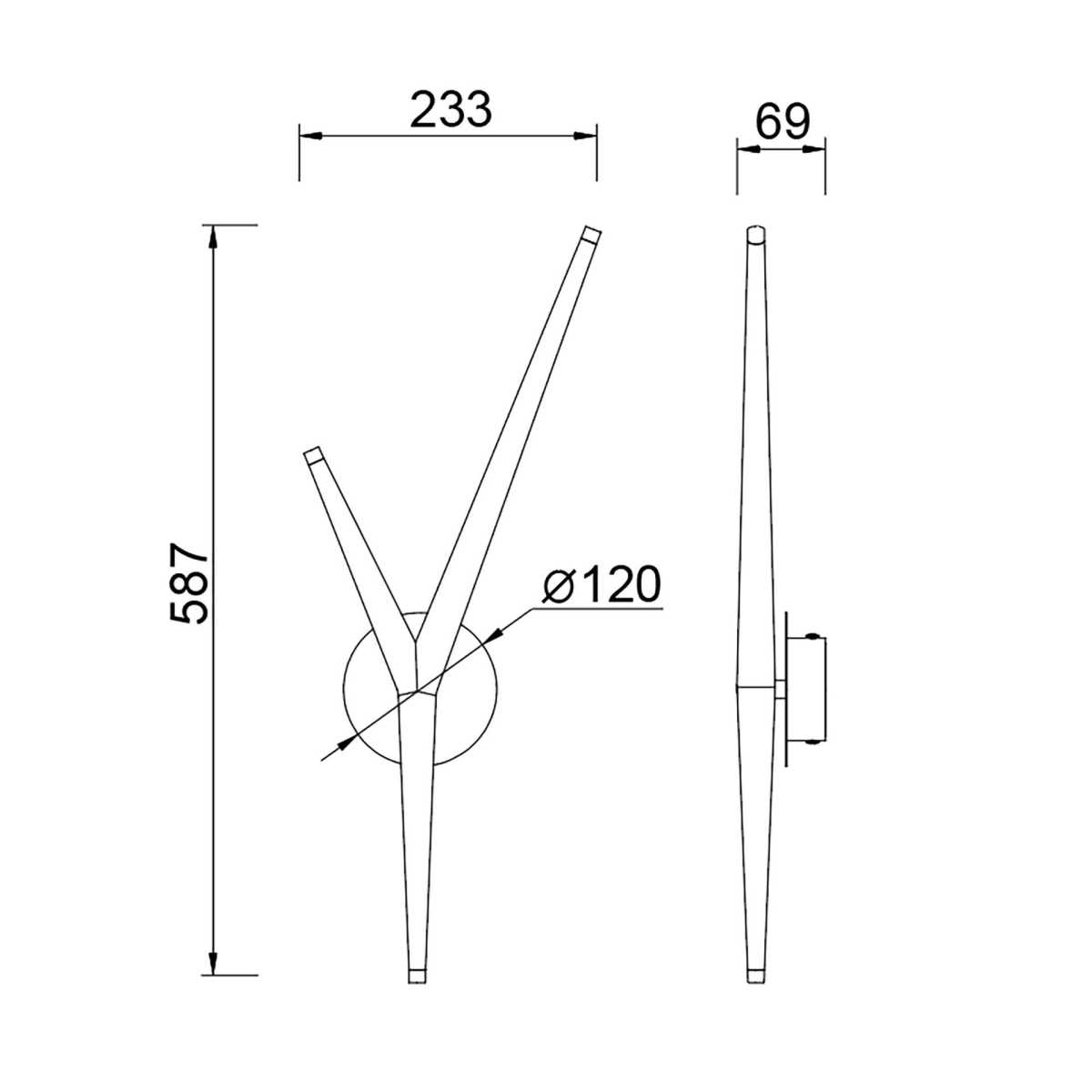 Настенный светильник Mantra Arrecife 9221