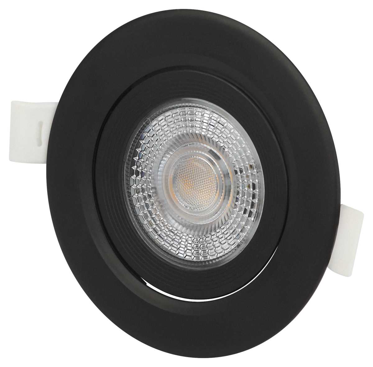 Светильник светодиодный встраиваемый ЭРА KL LED 25A-5 4K BK 5Вт 4000К круглый поворотный черный Б0068180