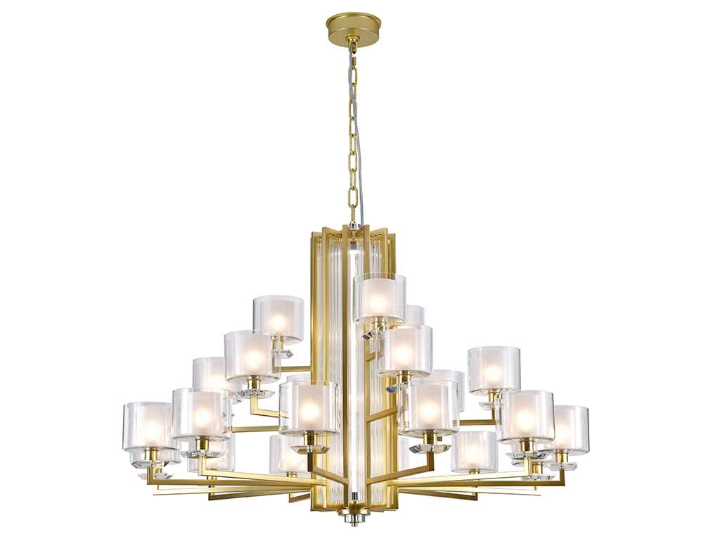 Подвесная люстра Newport 4412+6+3/C mat.gold М0071516