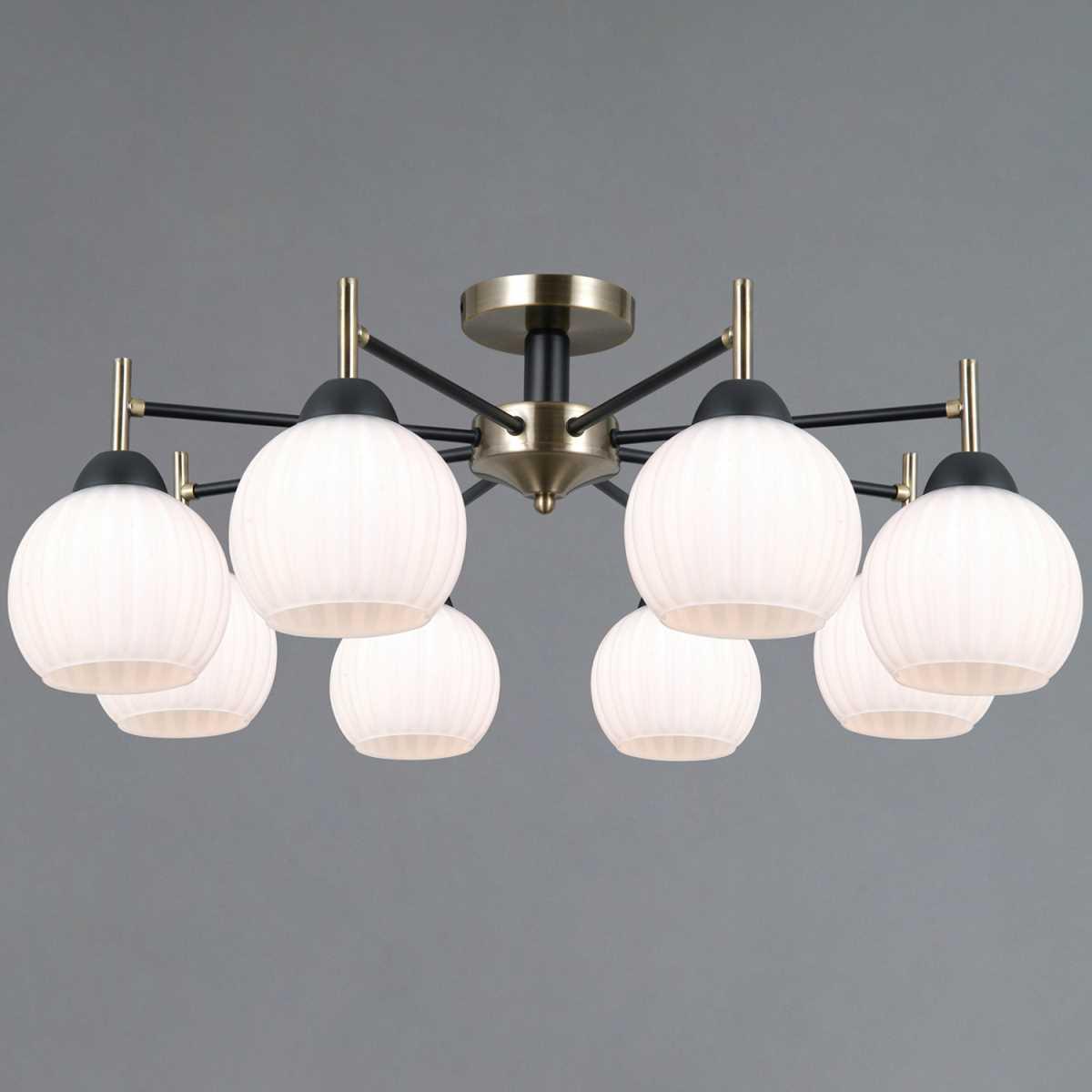 Светильник потолочный Illumico IL0579-8CSQ-25 BK AB TRENTO