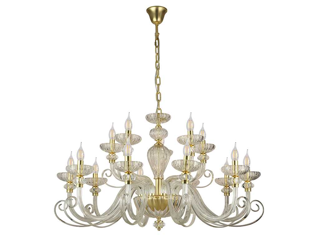 Подвесная люстра Newport 8620+5/C mat.soft gold clear М0071529