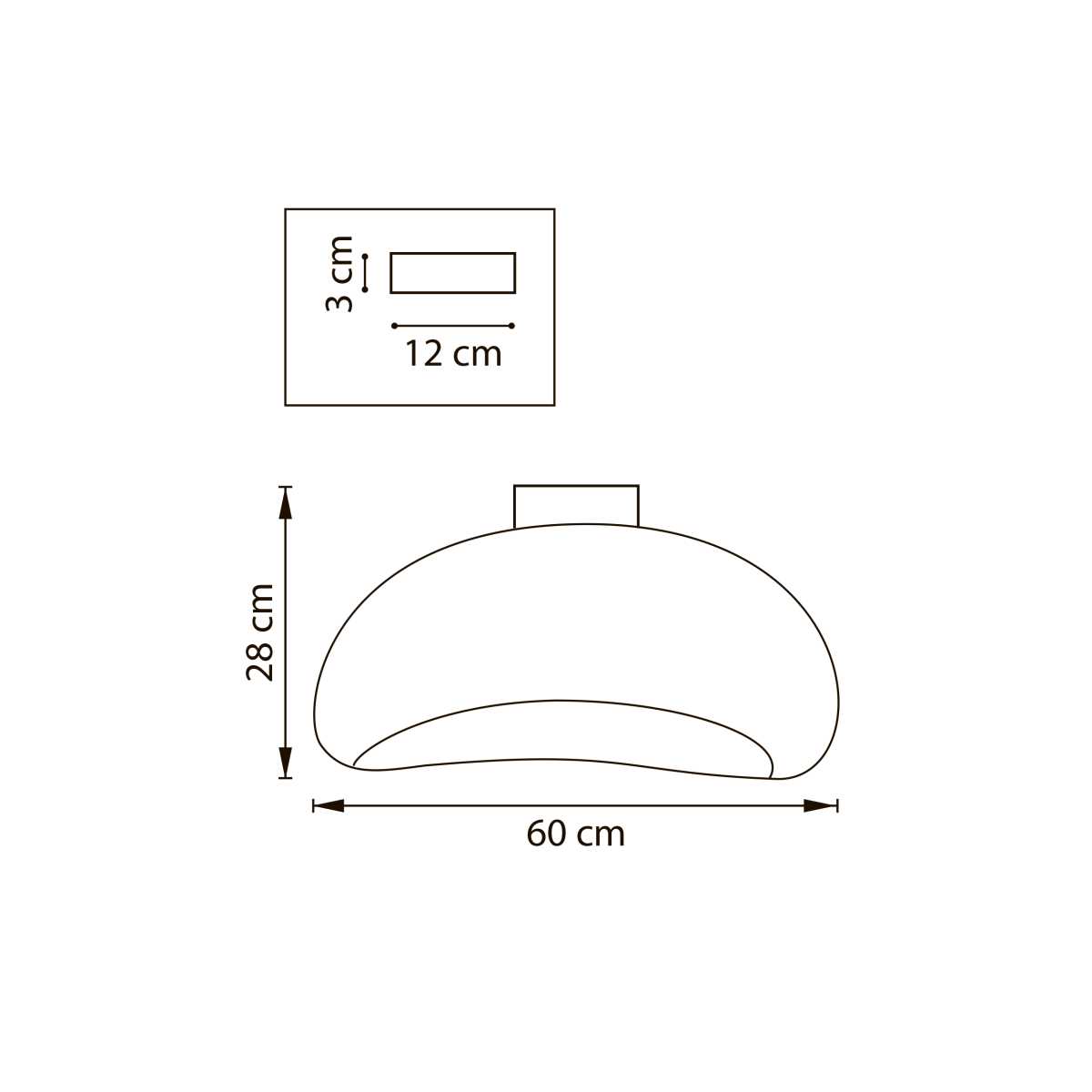 Светильник настенно-потолочный 1xE27 (led) max 12W Sigma Lightstar 611666