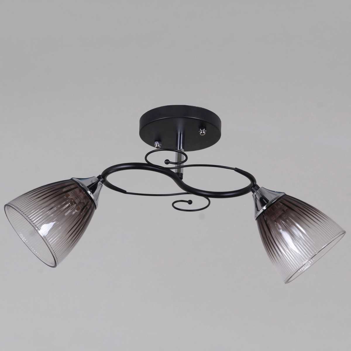 Потолочная люстра Reluce 13560-0.3-02 BK+CR