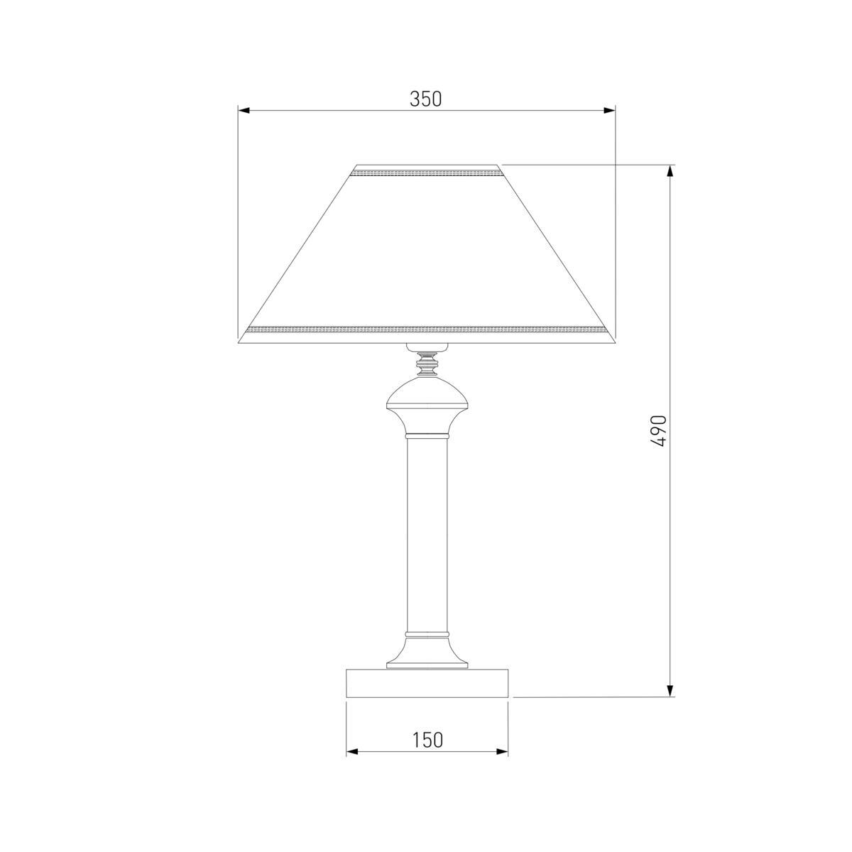 Настольная лампа Eurosvet 60019/1 глянцевый белый
