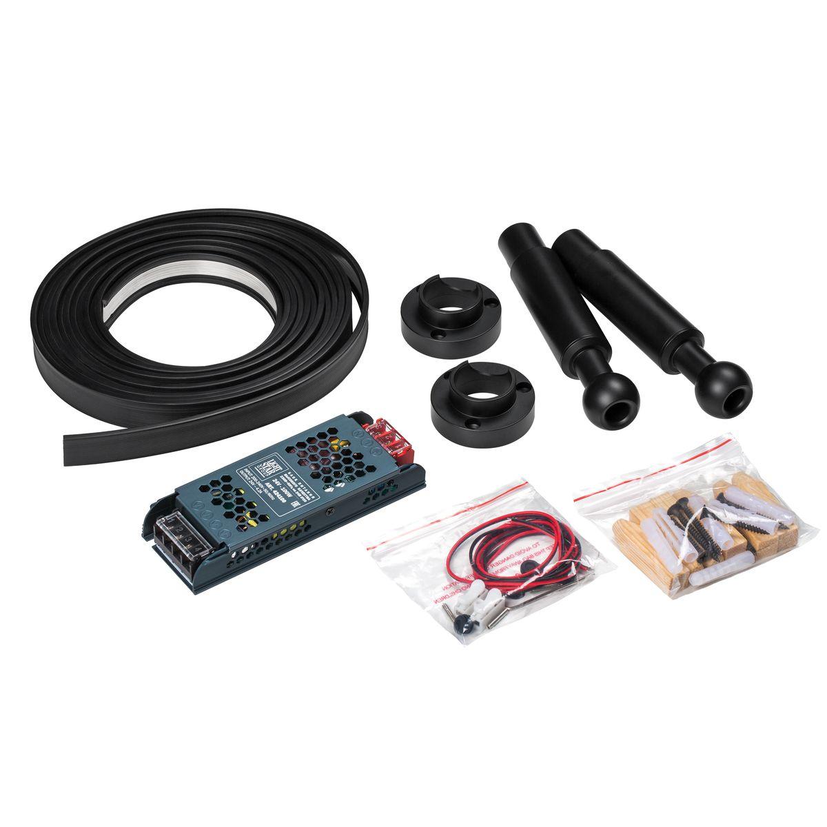 Тросовая система 5м и блок питания на 100W (max мощность ленты 18W/метр) Corda Lightstar (418005+418990+424100) 100CORDA5