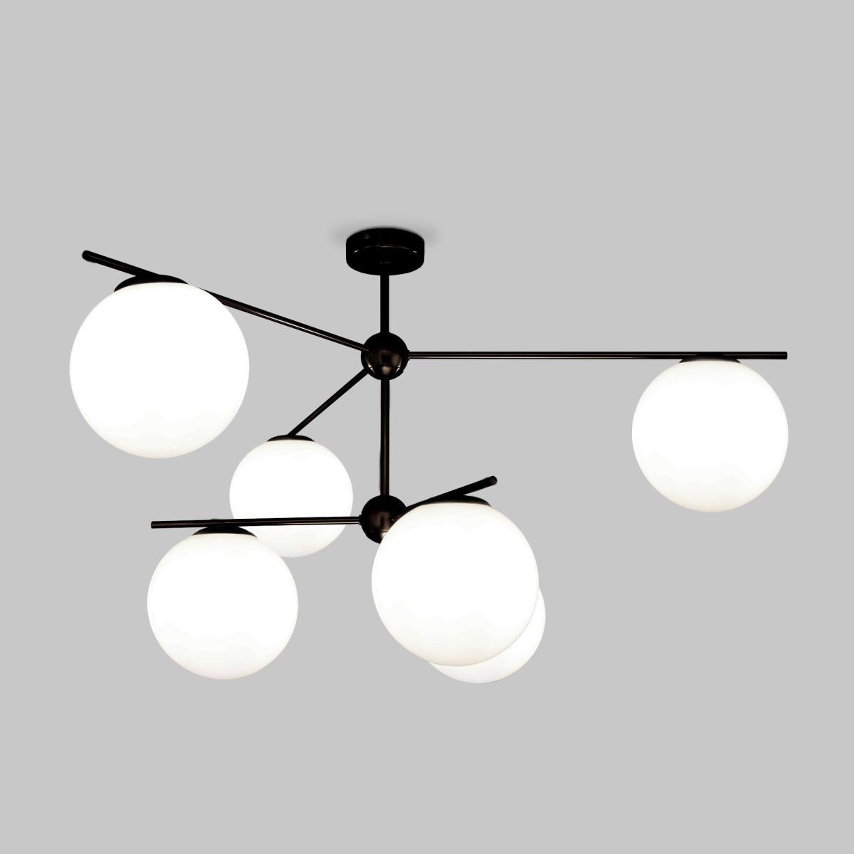 Потолочная люстра Eurosvet Marbella 60147/6 черный Smart