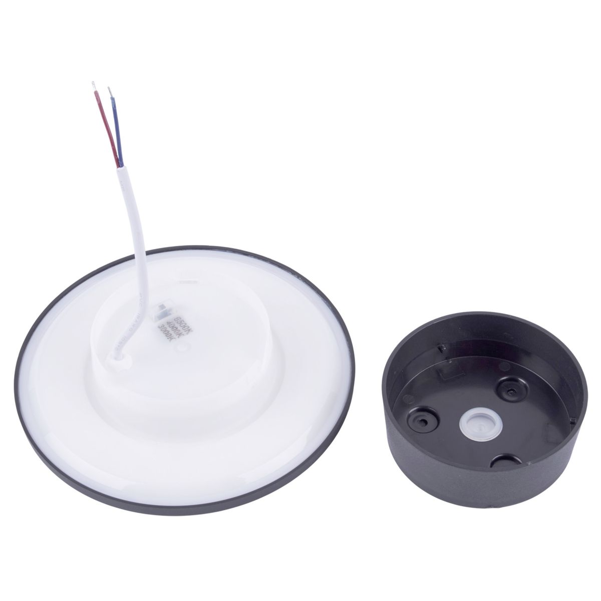 Уличный накладной светильник Uniel ULU-P35R-12W/3000K+4000K+6500K/D18 IP65 BLACK UL-00013632