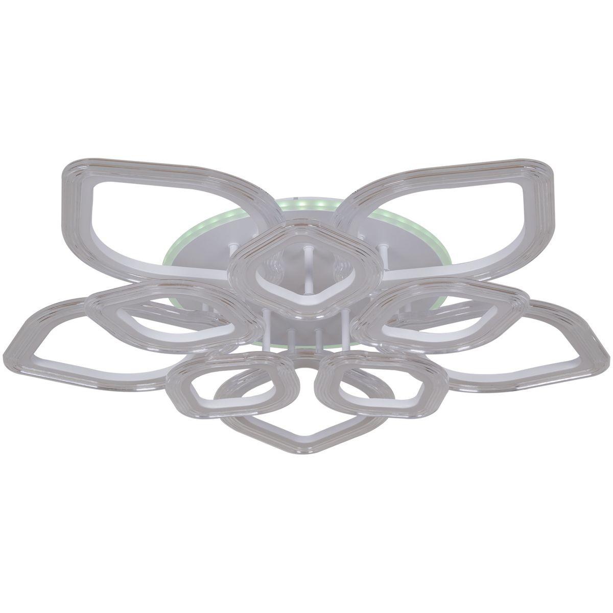 Потолочная светодиодная люстра Reluce 09827-3.3-5+5A WH (RGB)