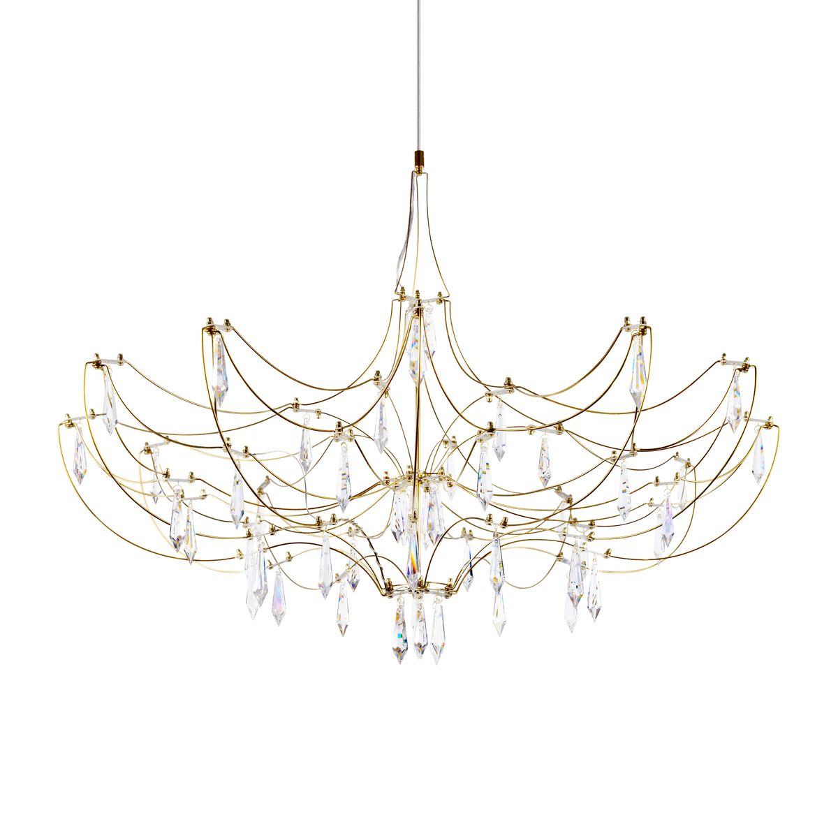 Подвесная люстра Loft IT Mira 10589/900 Gold Asfour