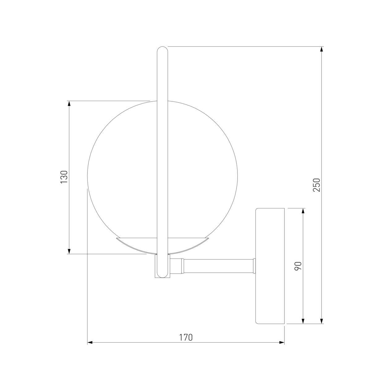 Бра Eurosvet Ringo 50289 золото