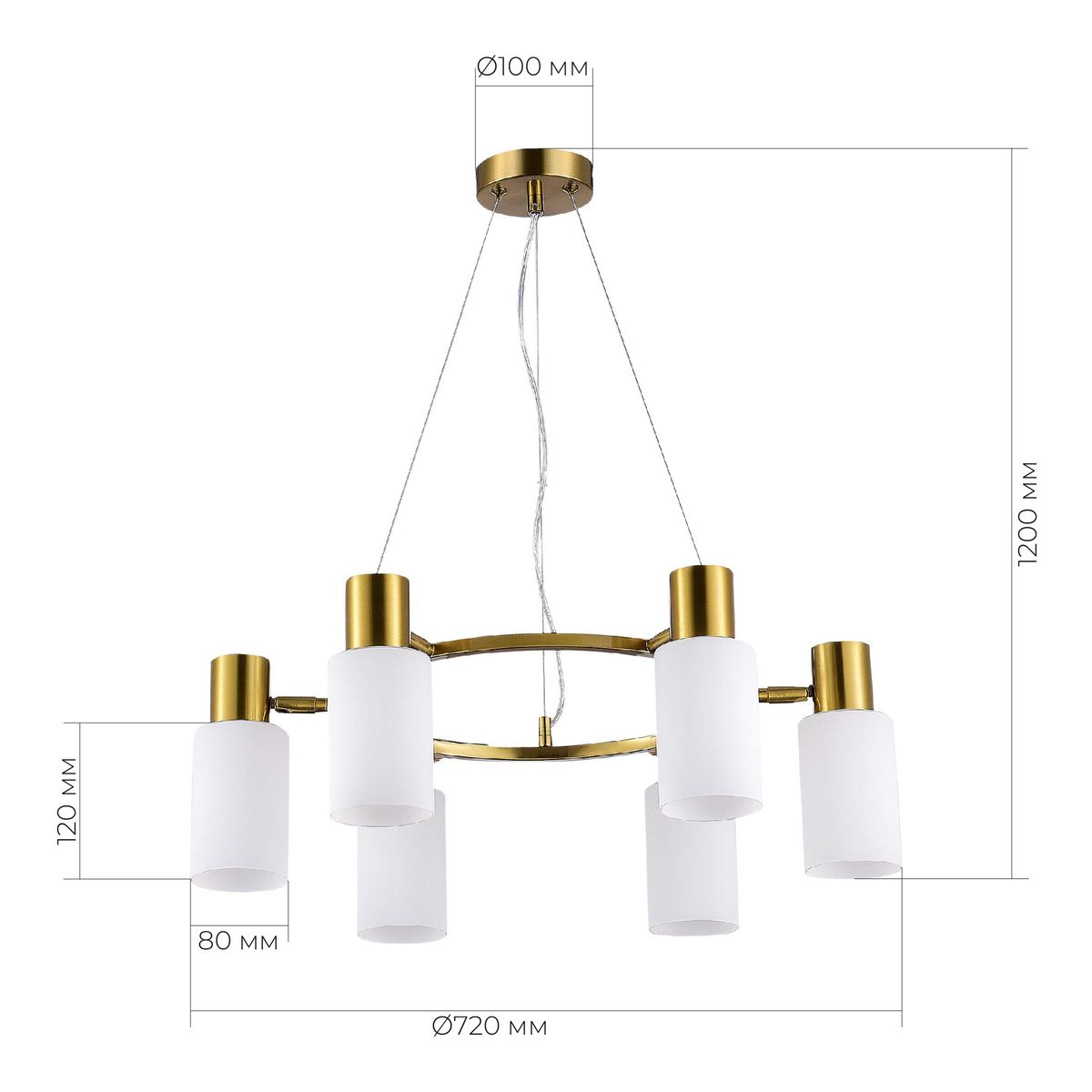 Подвесная люстра Evoluce Gessi SLE1139-303-06