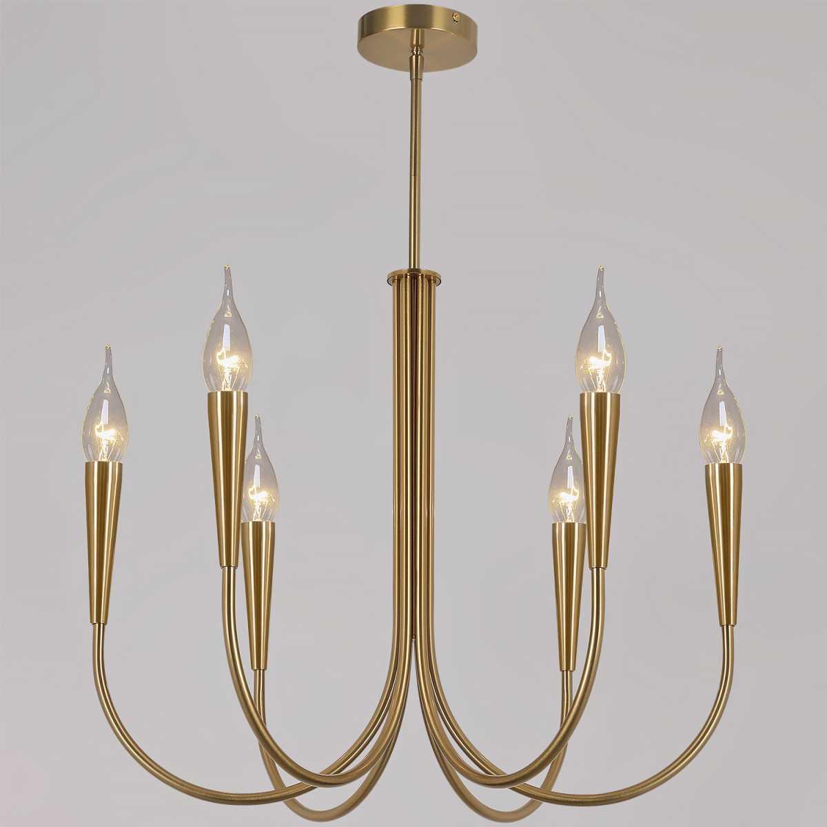 Потолочный светильник ILLUMICO IL0441-6P-79 BRASS VASE