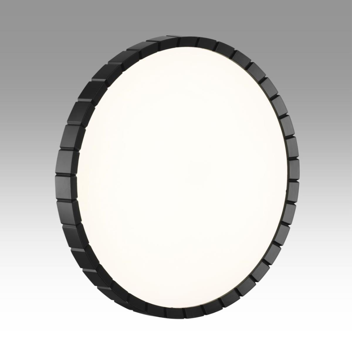 Настенно-потолочный светодиодный светильник Sonex Pale Atabi Black 7649/DLN