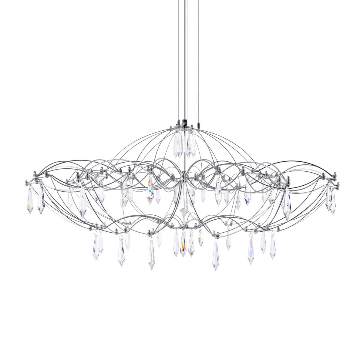 Подвесная люстра Loft IT Mira 10586/900 Silver Asfour