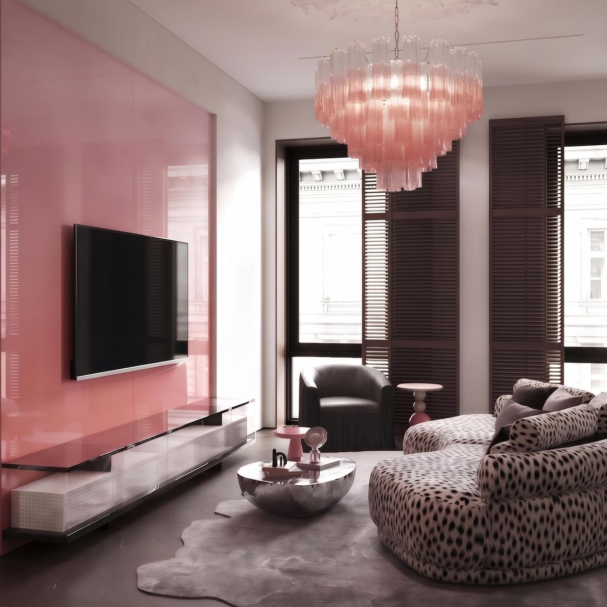 Подвесная люстра Loft IT Murano 10580/600 Clear pink