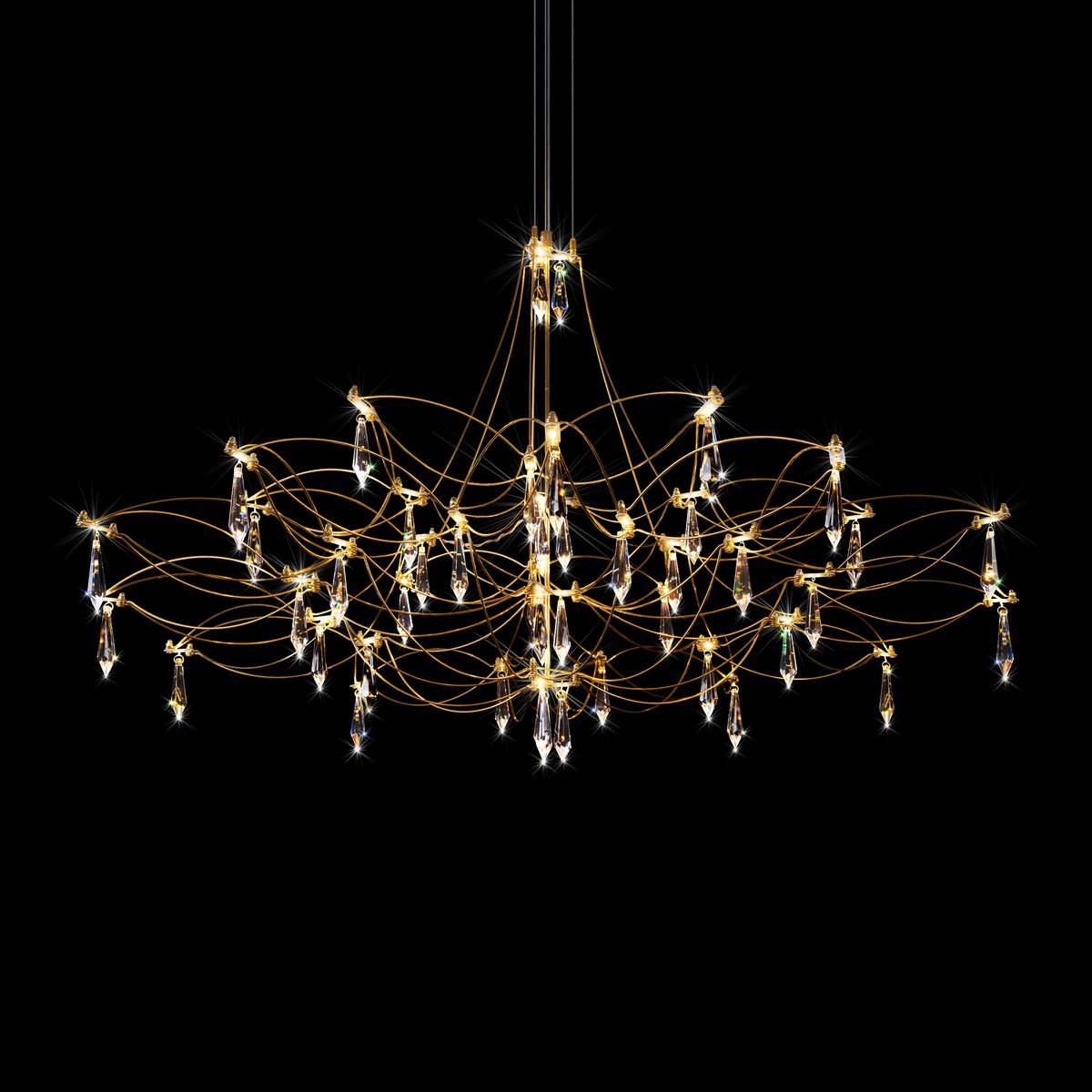 Подвесная люстра Loft IT Mira 10590/1000 Gold Asfour