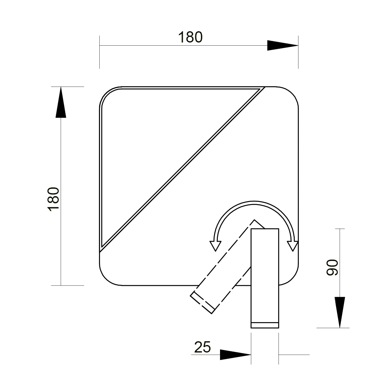 Подсветка Vele Luce Radar VL8291W11