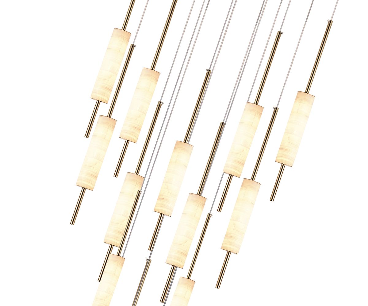 Подвесная светодиодная люстра Kink Light Элиас 07527-15A,36
