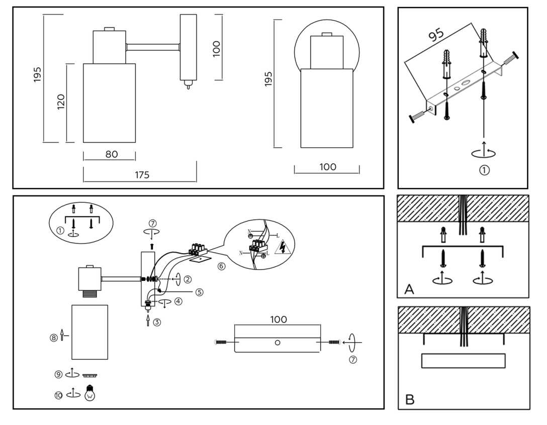 Бра Ambrella light Traditional Modern TR9578