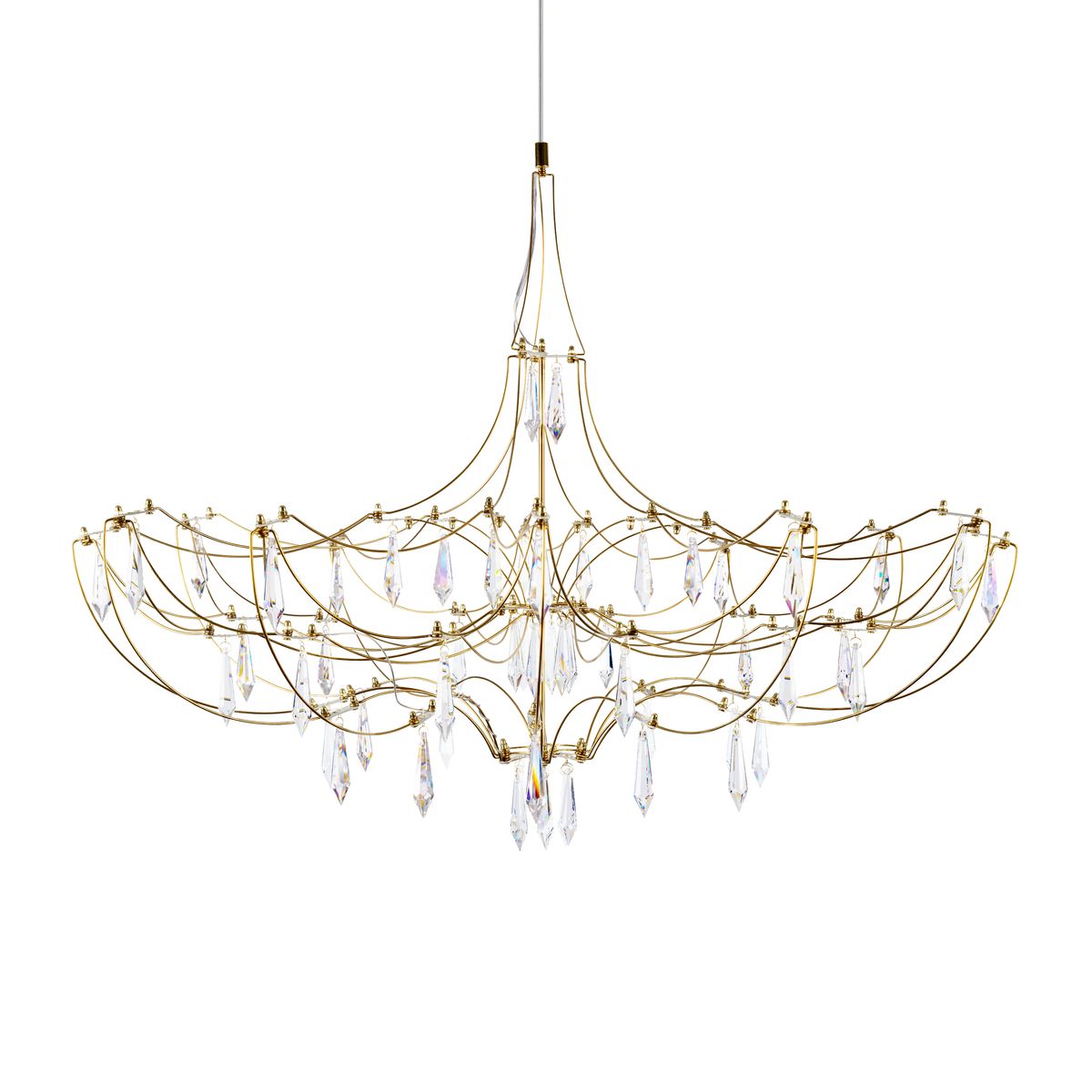 Подвесная люстра Loft IT Mira 10589/900 Gold Asfour