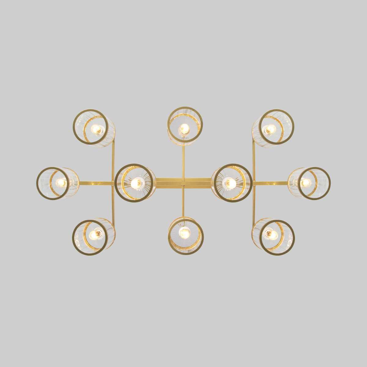 Потолочная люстра Eurosvet 60144/10 золото