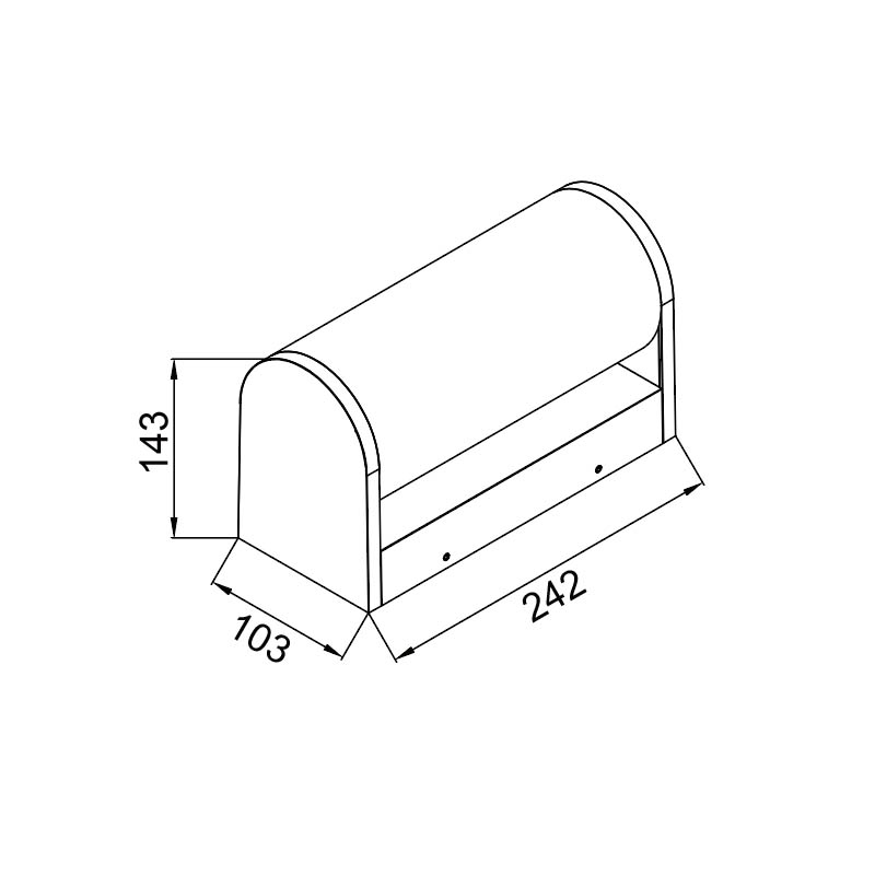 Настенный уличный светильник Mantra GANT 9280