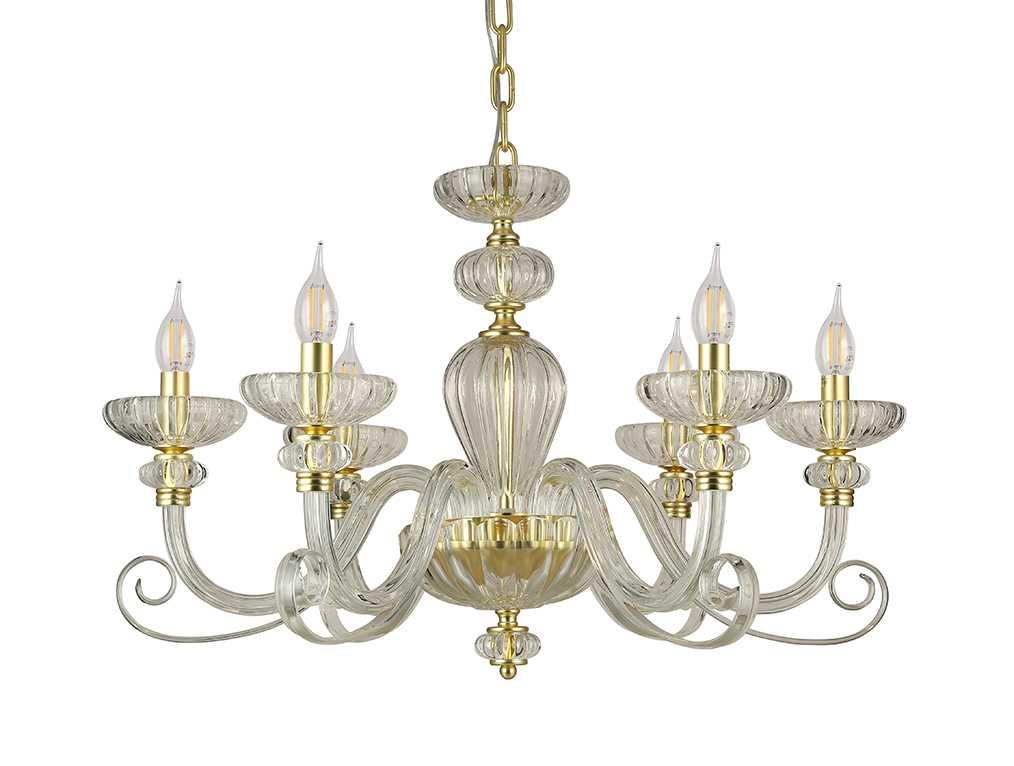 Подвесная люстра Newport 8626/C mat.soft gold clear М0071526