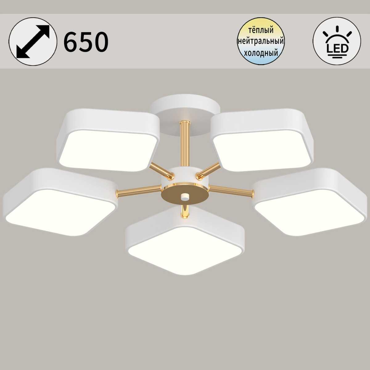 Светильник потолочный Reluce 03360-0.3-05 WH+FGD