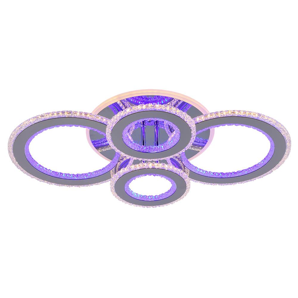 Потолочная светодиодная люстра Profit Light 8040/2+2 CHR