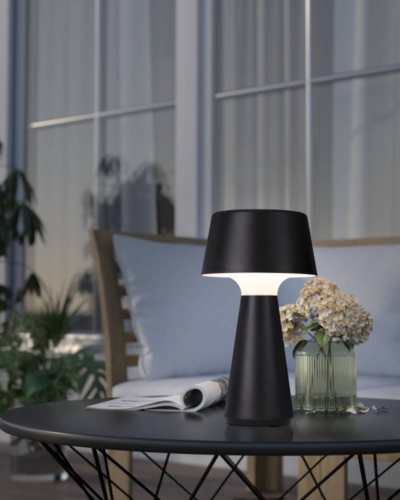 Аккуммуляторная сенсорная настольная лампа Eglo HUESA 75796