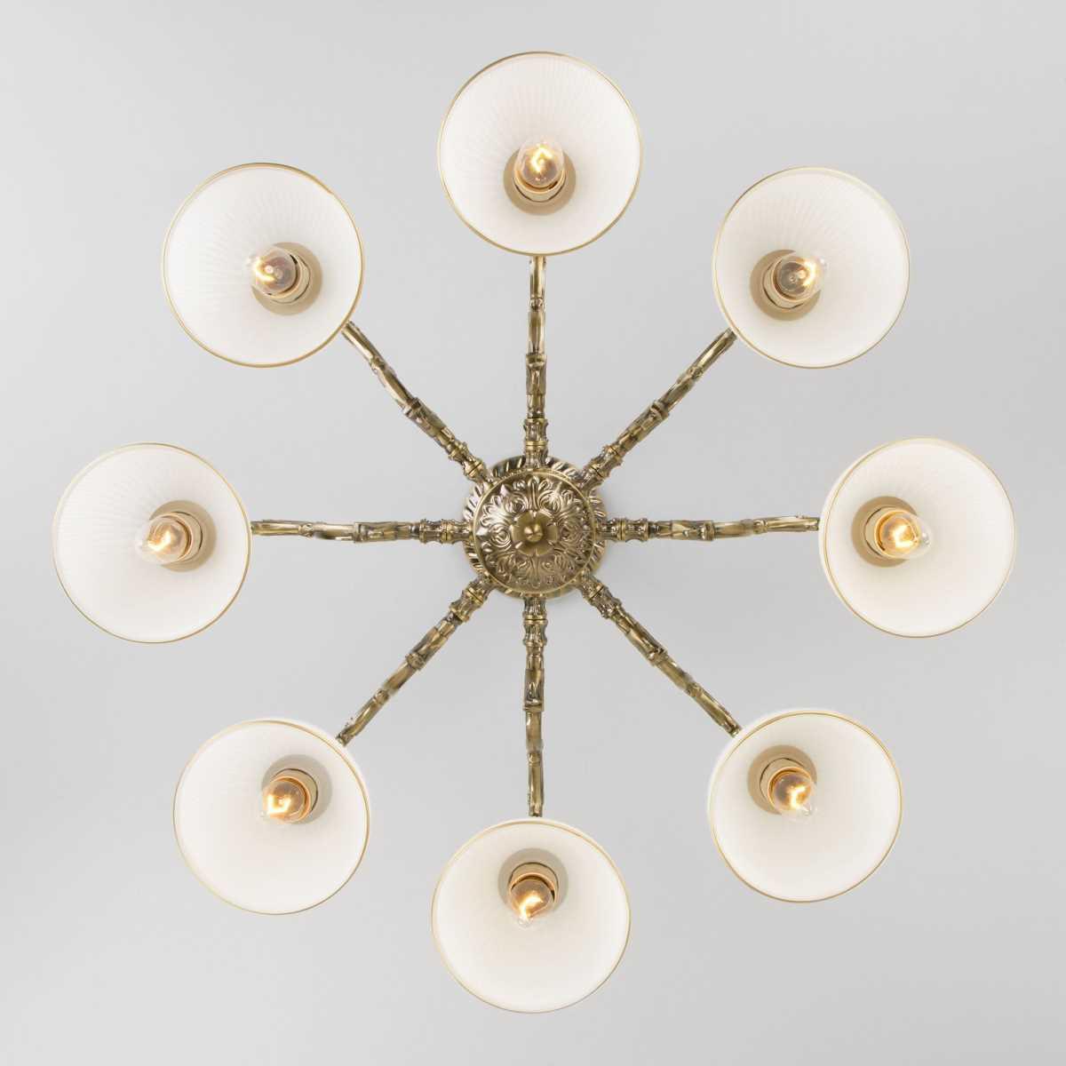 Потолочная люстра Eurosvet Caldera 60106/8 античная бронза