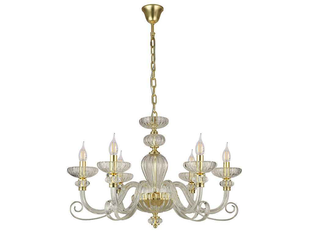 Подвесная люстра Newport 8626/C mat.soft gold clear М0071526
