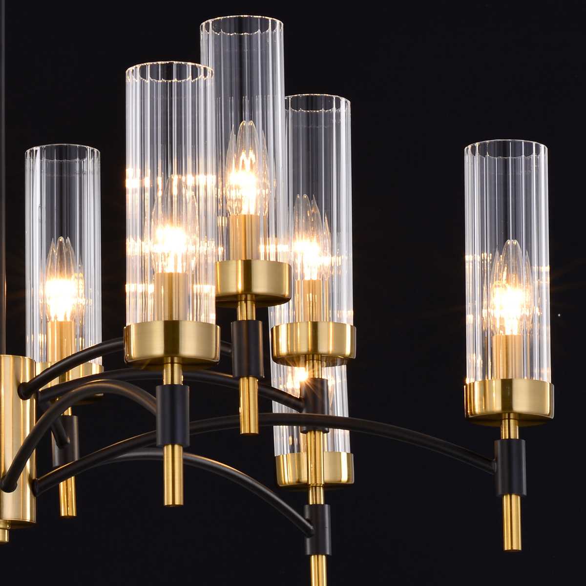 Потолочный светильник ILLUMICO IL5177-6+6PLS-29 BRASS TUBO