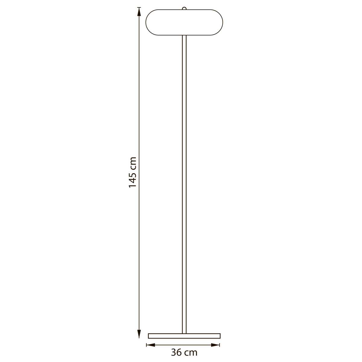 Торшер диммируемый 20W 3000K белый Catania Lightstar 689716